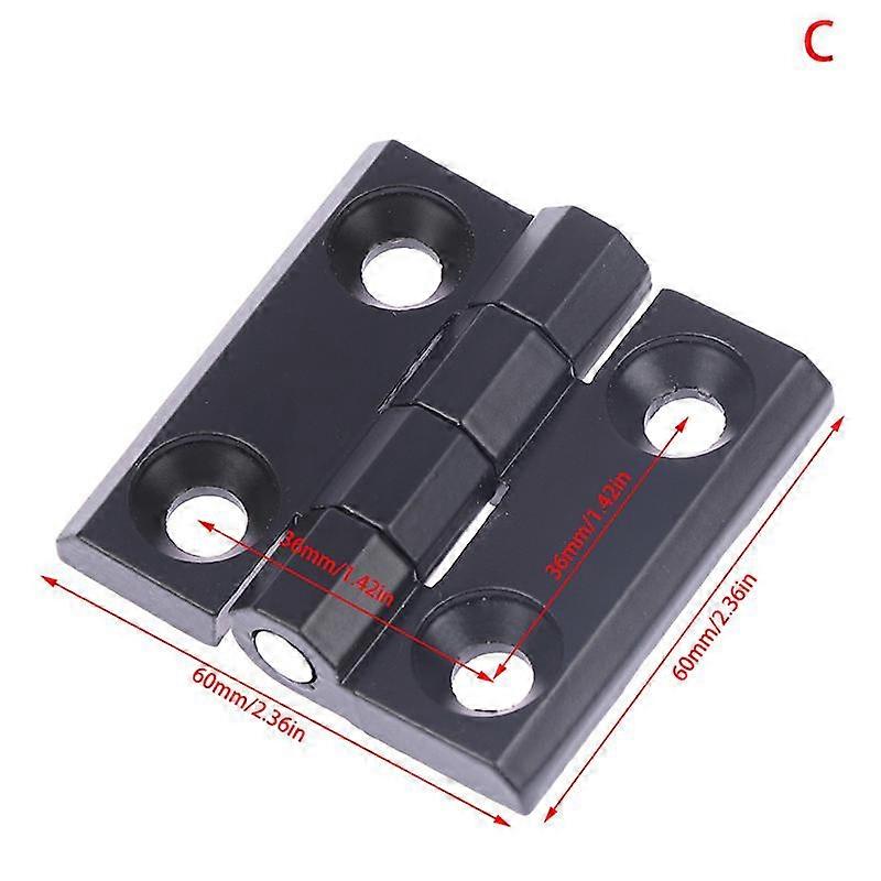 4040/5050/6060 Zinc Alloy Square Folding Hinge Surface Mounted Hinge