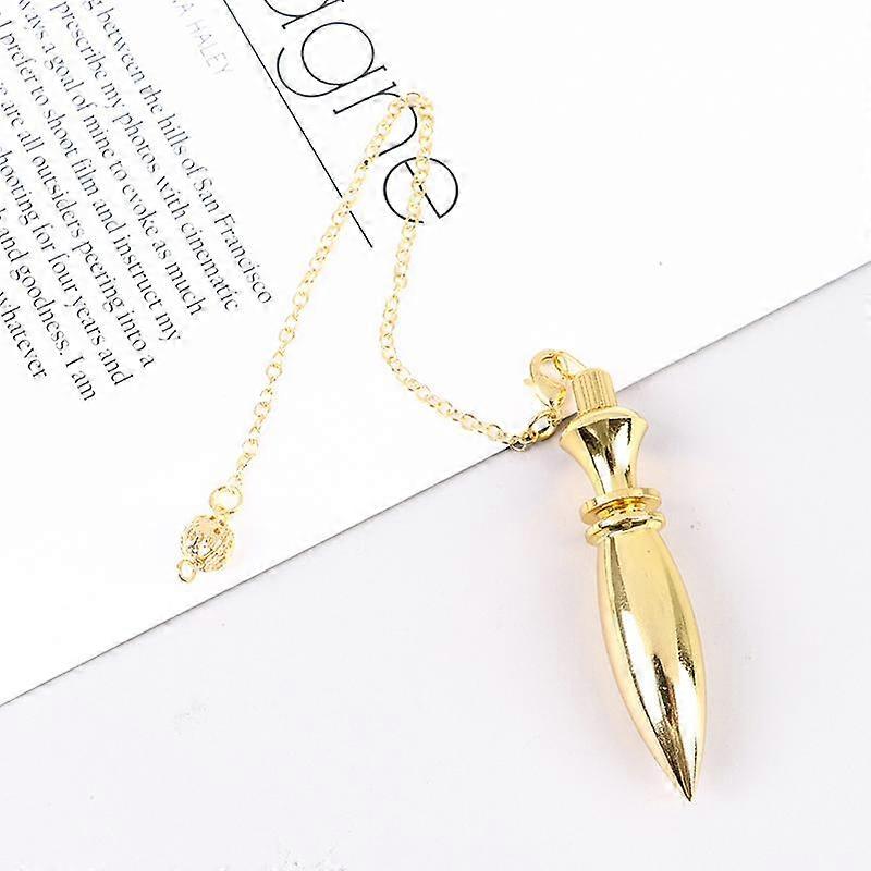 Metal Copper Spiritual Point Pendulum For Divinationhealing Dowsing Bronze Brass