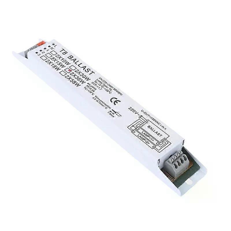 Universal High Ballast Factor Ballast 2x36W Wide Voltage T8 Instant Start Electronic Fluorescent Lamp Ballast Easy Use