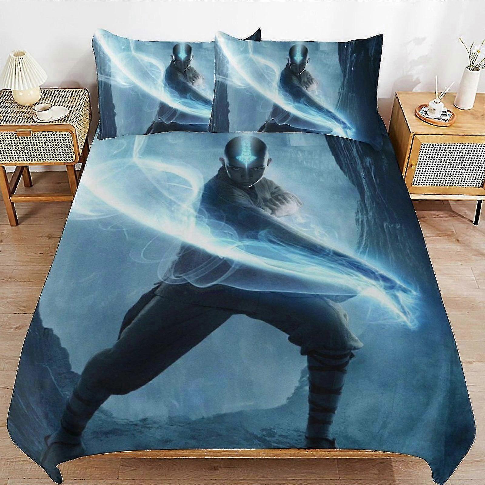 b2206 Lençóis 3 Peças Avatar Avatar O Conjunto de Cama de 3 Peças 1 Capa de Colcha e 2 Fronhas Lençóis gb2206