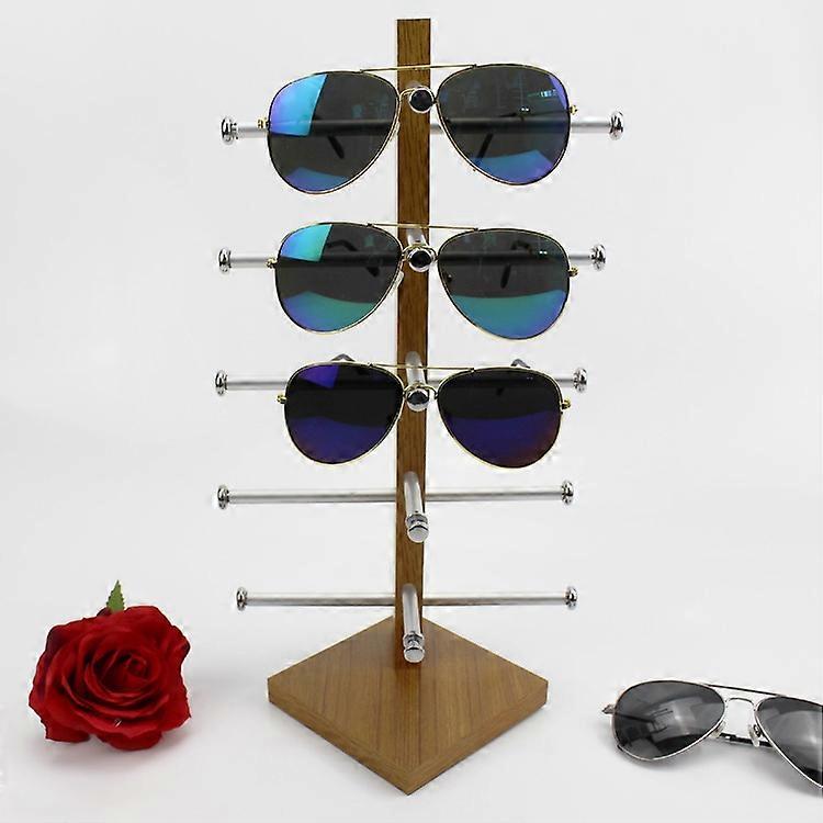 Grain Wood Glasses Display Frame Sunglasses Rack Display Stand