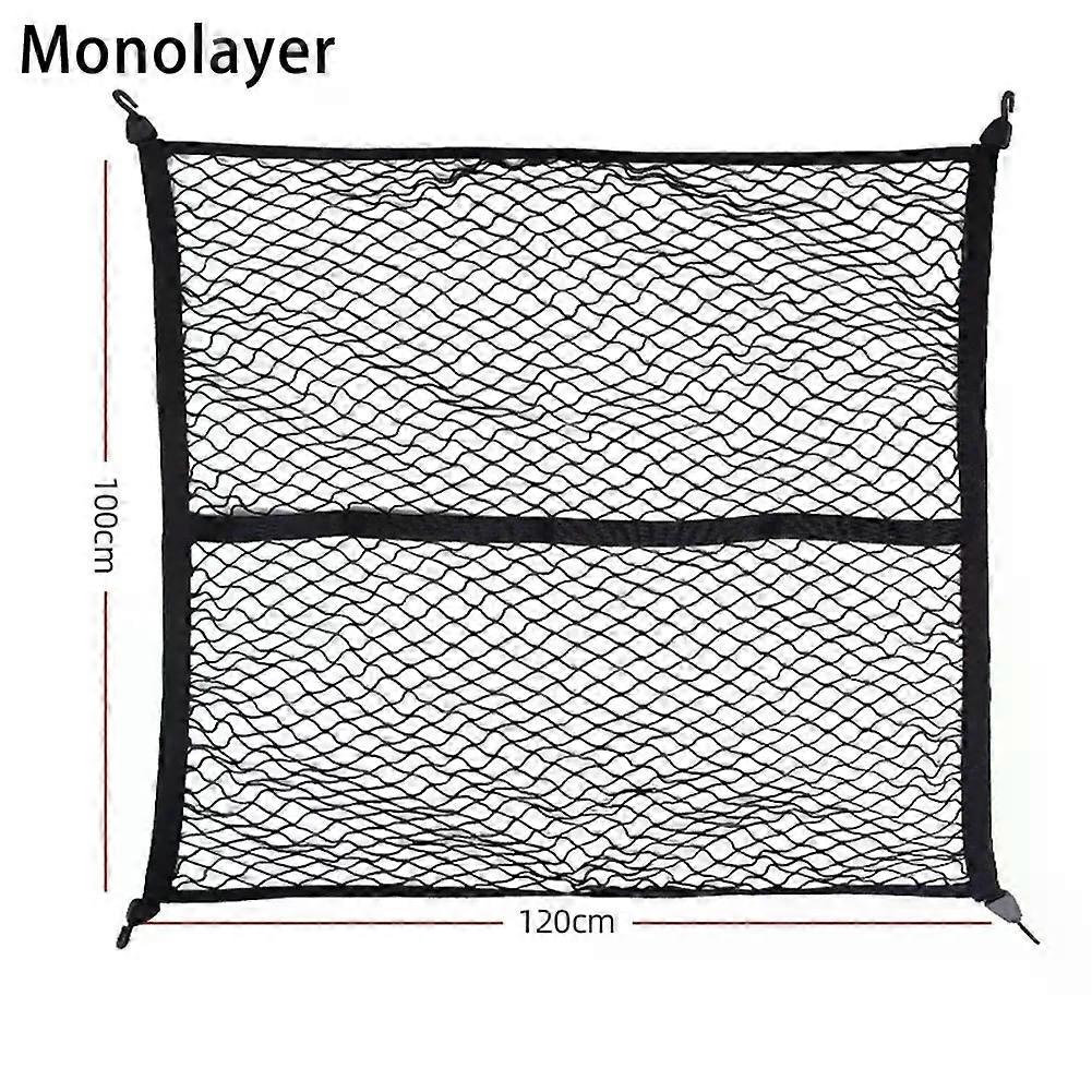 Car Trunk Storage Bag Nets Auto Back Rear Organizer Elastic String Luggage Net Holder Pocket Car Back Rear Trunk Storage Net