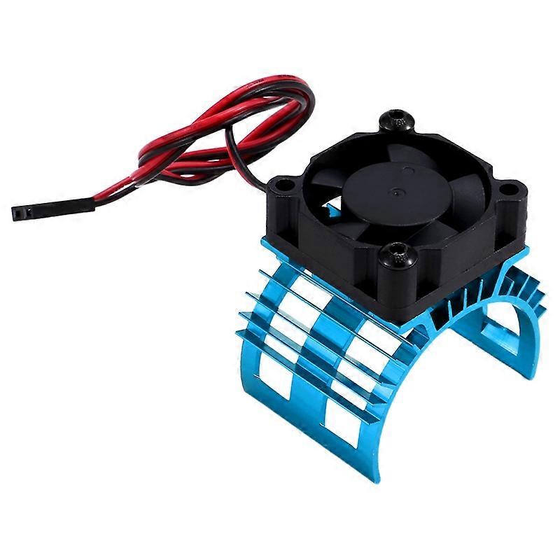 RC Car 540 550 3650Brushless Electric Motor Cover HeatSink Blue