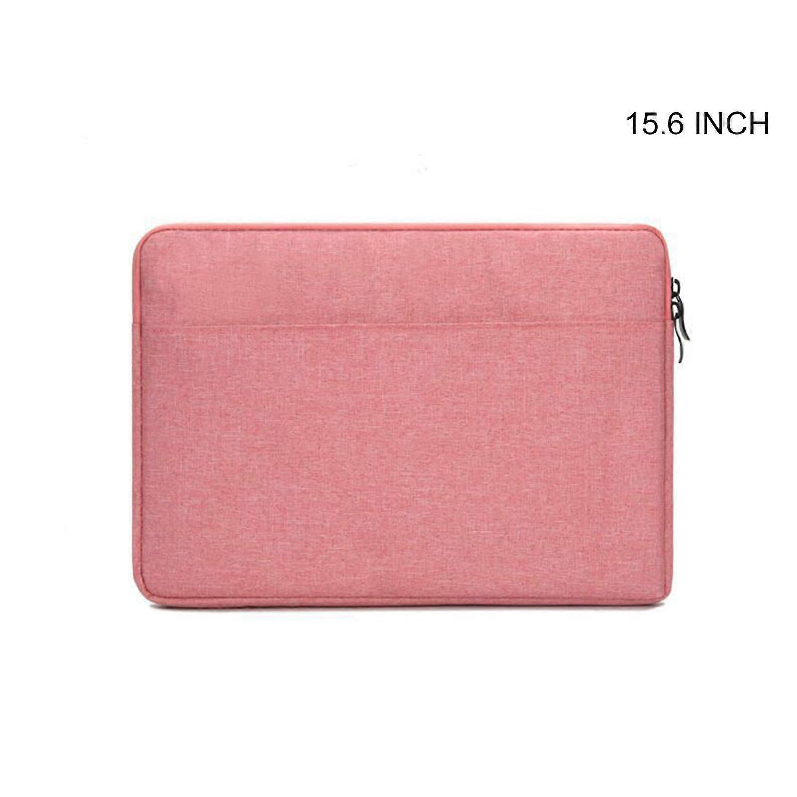 Water-Repellent Laptop Bag Handbag Computer and Tablets Storage Bag Carrying Case for Notebook Computer Case Briefcase  Pink 15.6-inch