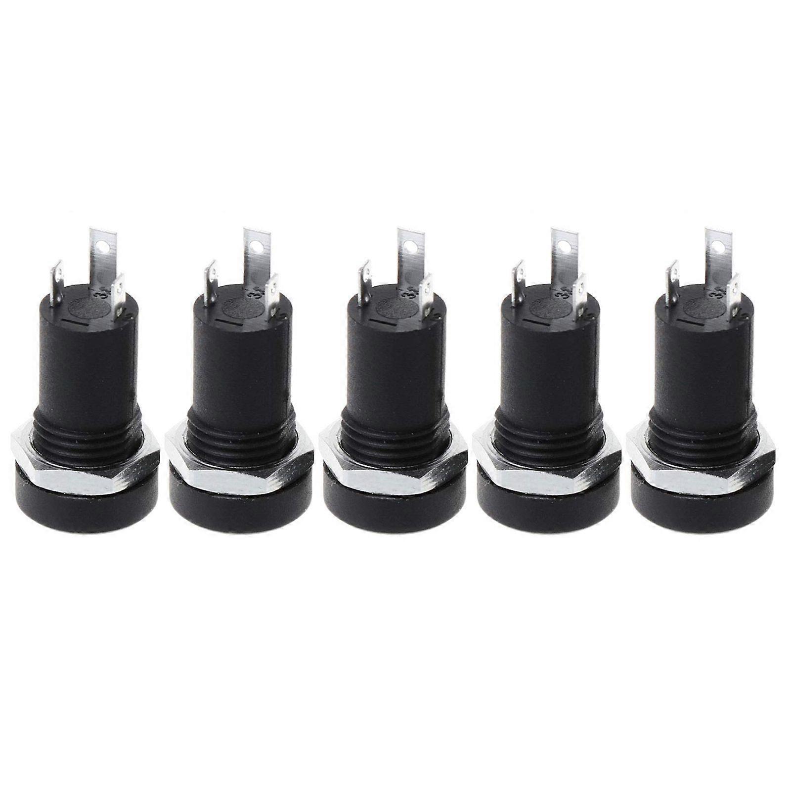 5/10Pcs 3 Pin 3.5mm Audio Jack Socket PCB Panel Mount for Headphone With Nuts