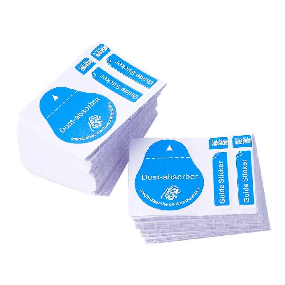 200x Screen Dust Absorber LCD Guide Protector Dedust Sticker Fr Cellphone Tablet