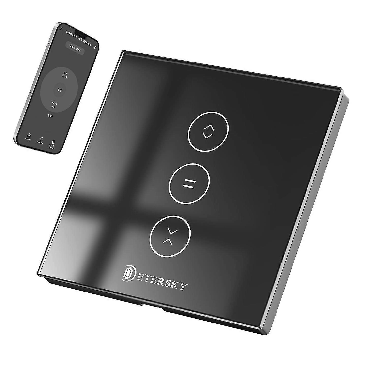 Curtain Switch, Wi-Fi Control, App Control, Timing Function