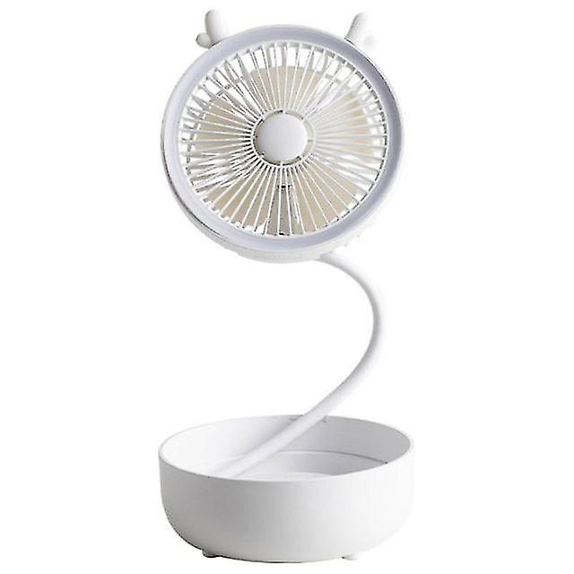 Folding Storage Led Lamp Portable Usb Fan Desktop Dormitory Wall Night Light With Non-slip Soft Feet High Quality And