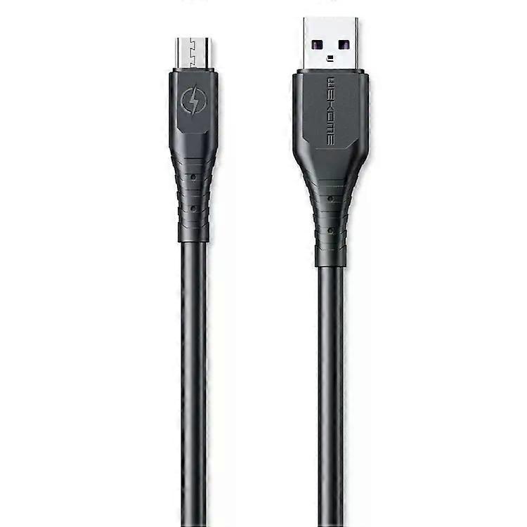 Micro USB Fast Charging Data Cable-6A,3m Length,Black-WK WDC-152 Black