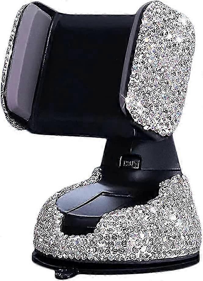 Car Phone Holder,360Adjustable Auto Phone Mount Universal,White