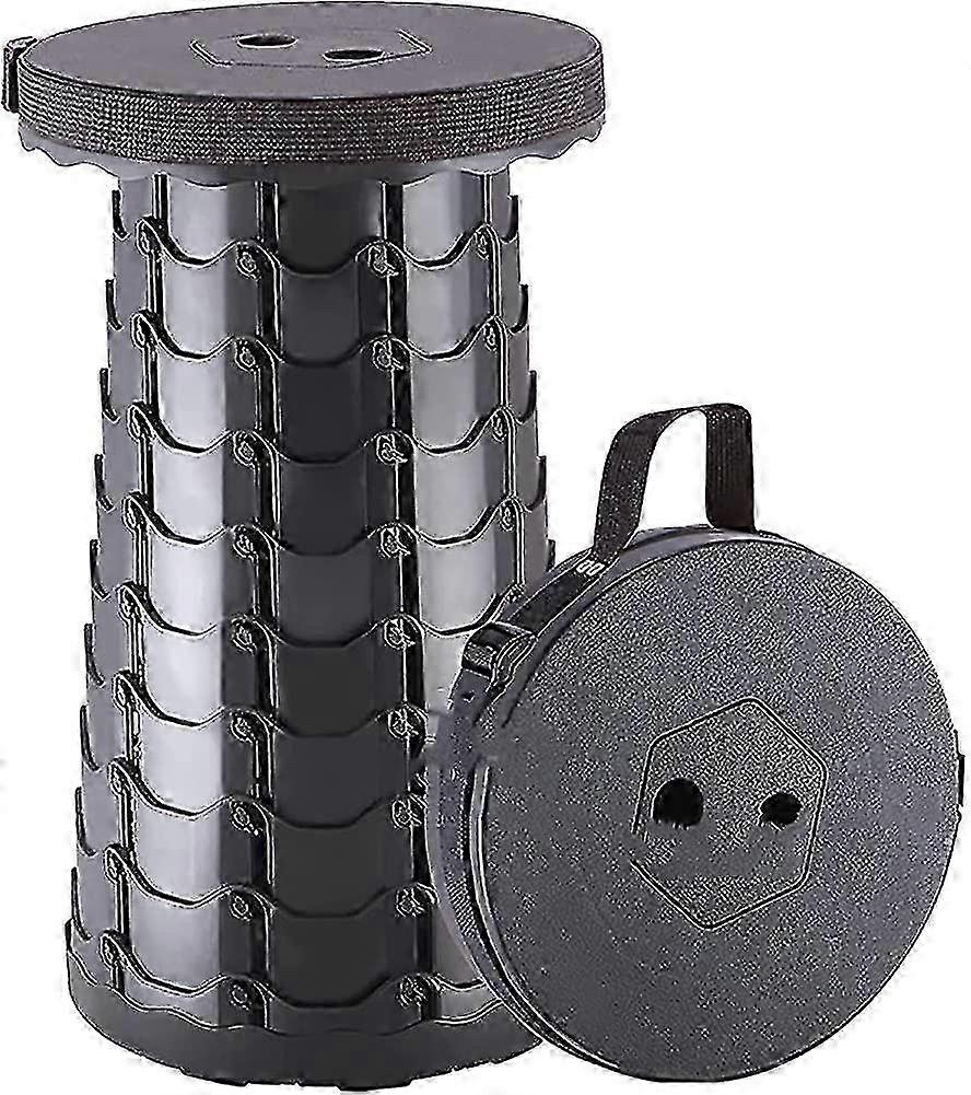 Portable Folding Chair Stool, Adjustable Height Telescopic Stool, Suitable