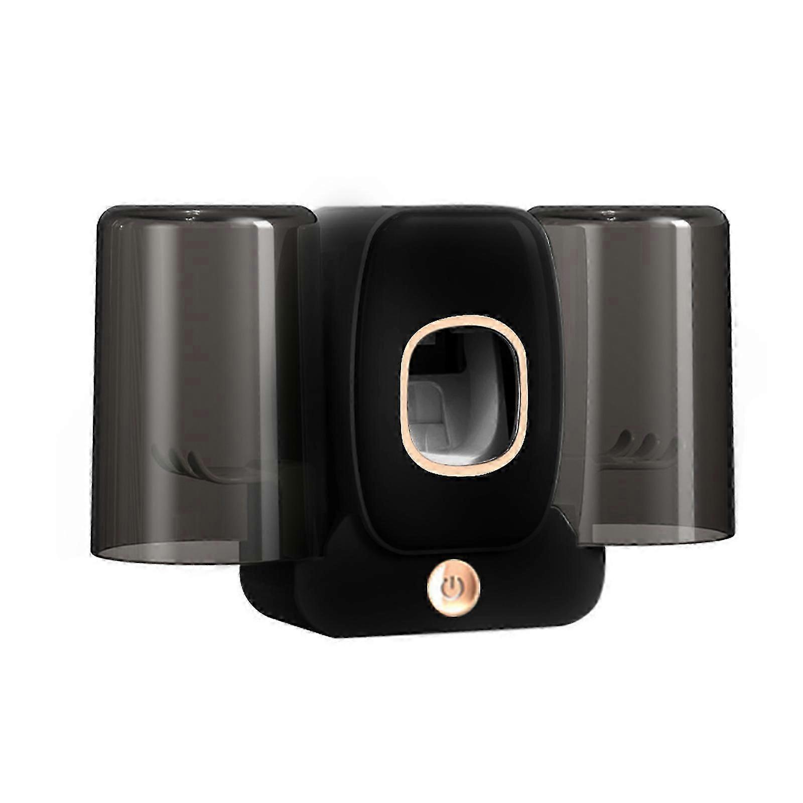 Toothbrush Holder Wall Mounted with 2 Cups for Bathroom