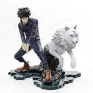 أنيمي جوجوتسو كايزن شخصية Gk فوشيغورو ميغومي مع الذئب الأبيض بولي كلوريد الفينيل شخصيات العمل يمكن تحصيلها نموذج اللعب للأطفال