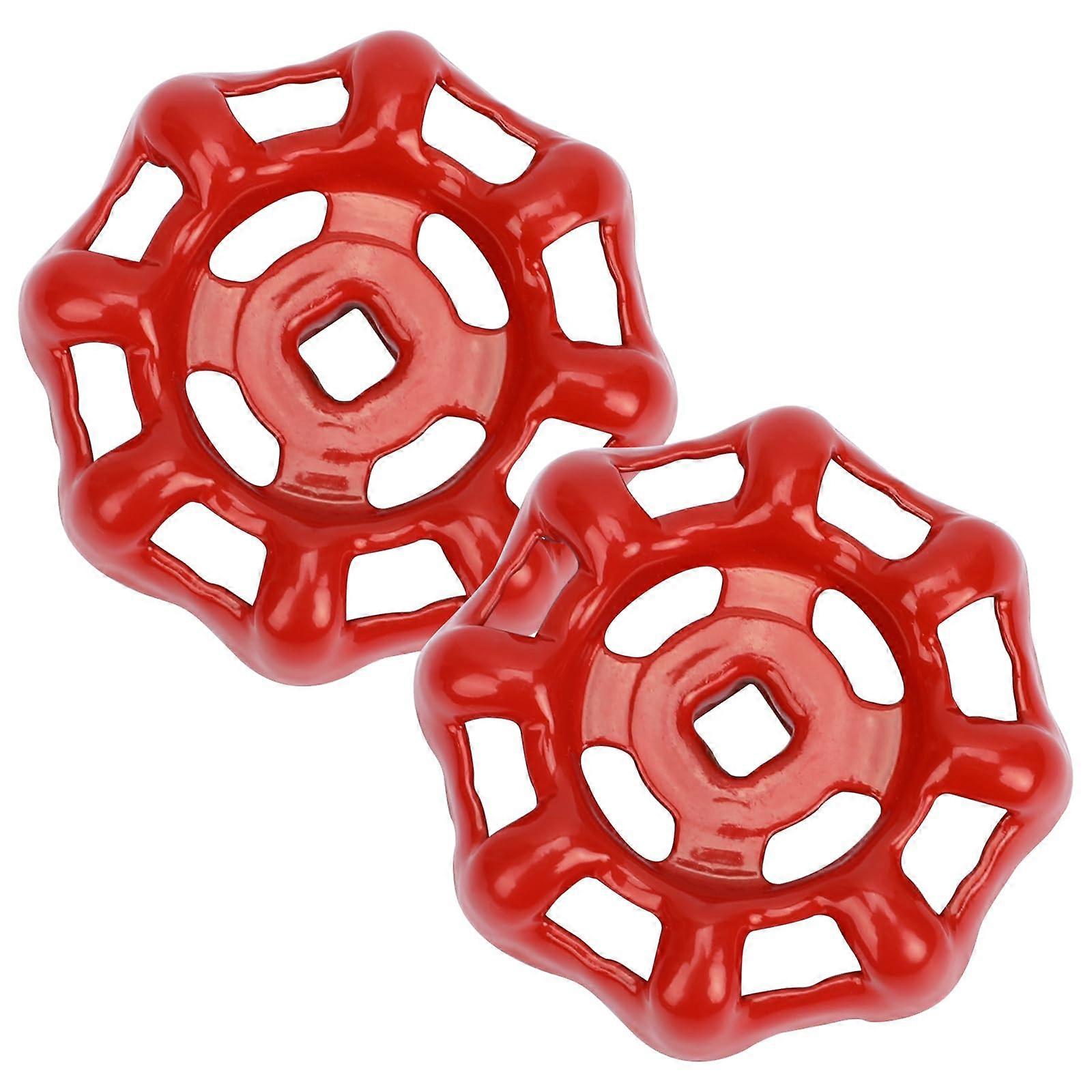 2 packs of outer faucet lever spare faucet round wheel handle square handle hole tap lever