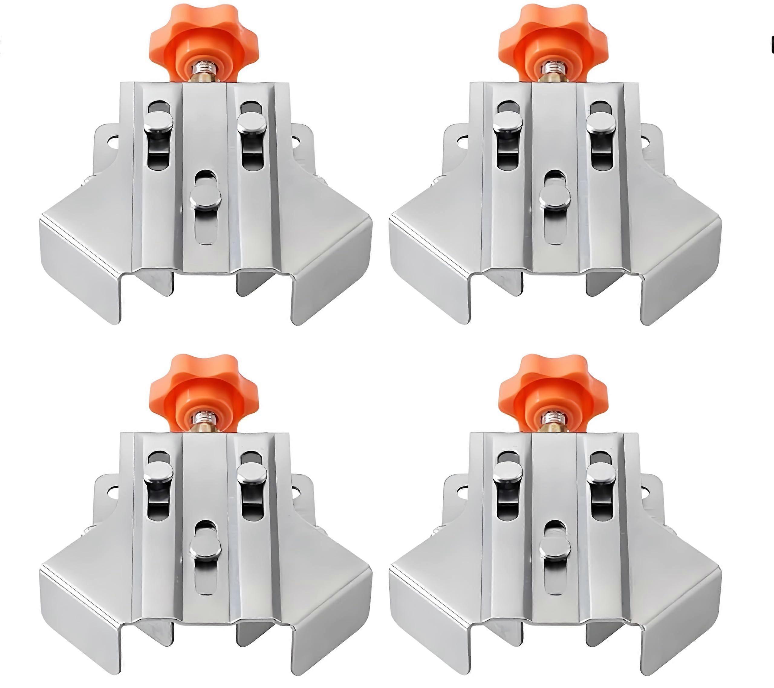 Stainless Steel 90 Degree Corner Clamps, 4 Pack Right Angle Woodworking Clamps for Accurate Joint Alignment