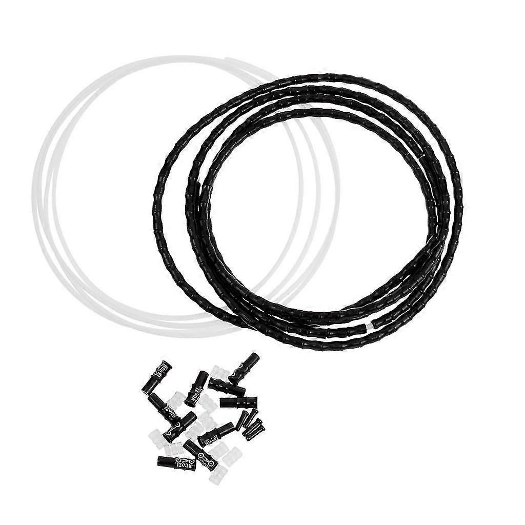 Bike Shift Housing Cable Kits Derailleur Outer Front & Rear Cable Sets black