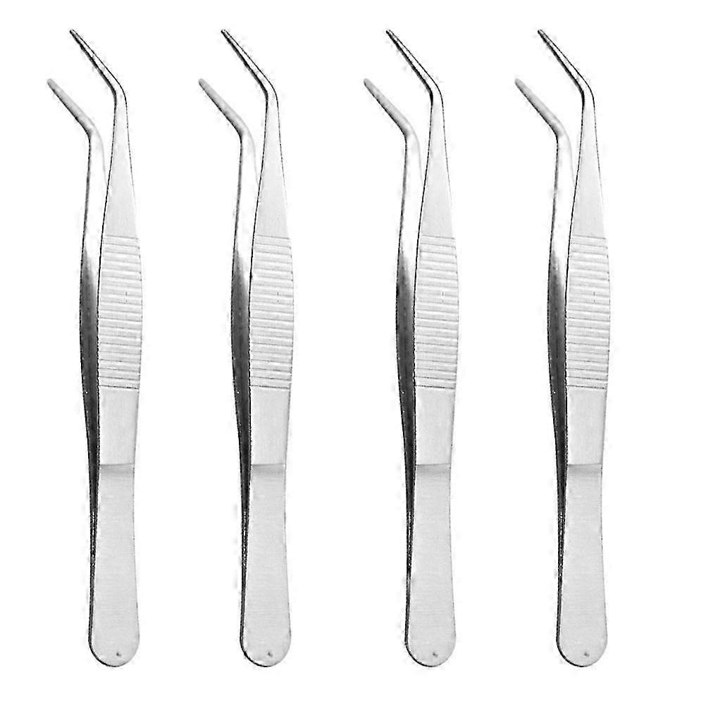 4 Pcs Medical Tweezers Craft Precision Eyebrow Tweezers Precision Point Tweezers Stainless Steel Tweezers Precision Tweezers