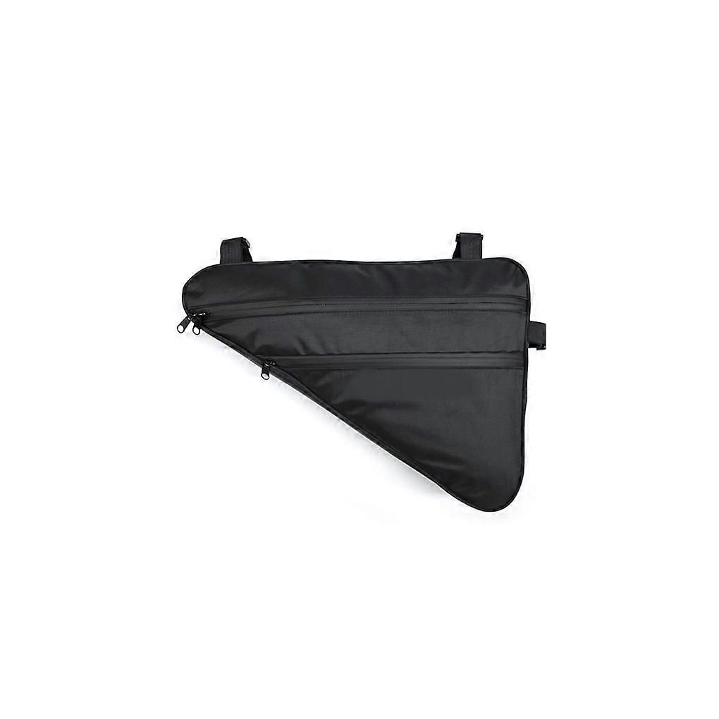 Bicycle Triangle Frame Bag Large Capacity with Hook and Loop Bag for Road and Mountain Bikes