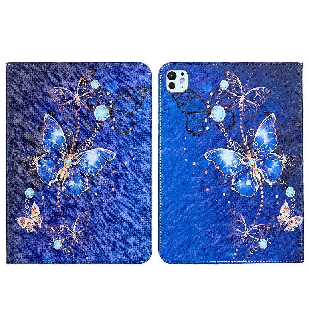 Colored Drawing Leather Tablet Case