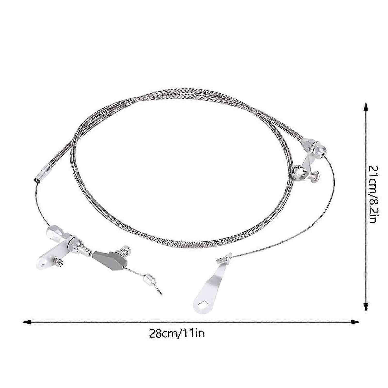 High-Performance Kick Down Cable for Ford C6 Transmission - Stainless Steel