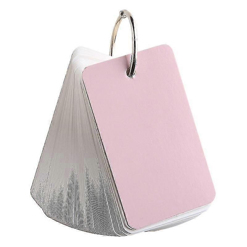 100 Sheets Blank Flash Cards Set Flipping Kraft Paper Index Card Set For Student