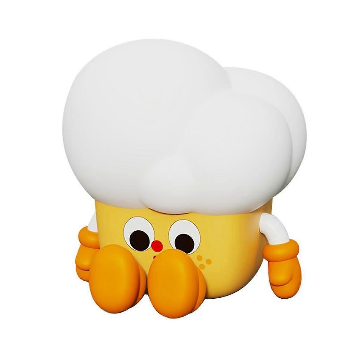 Popcorn Night Light, LED Squishy Night Lamp, Popcorn Novelty Lamp Rechargeable Touch Lamp, 3 Level Dimmable Night Lamp