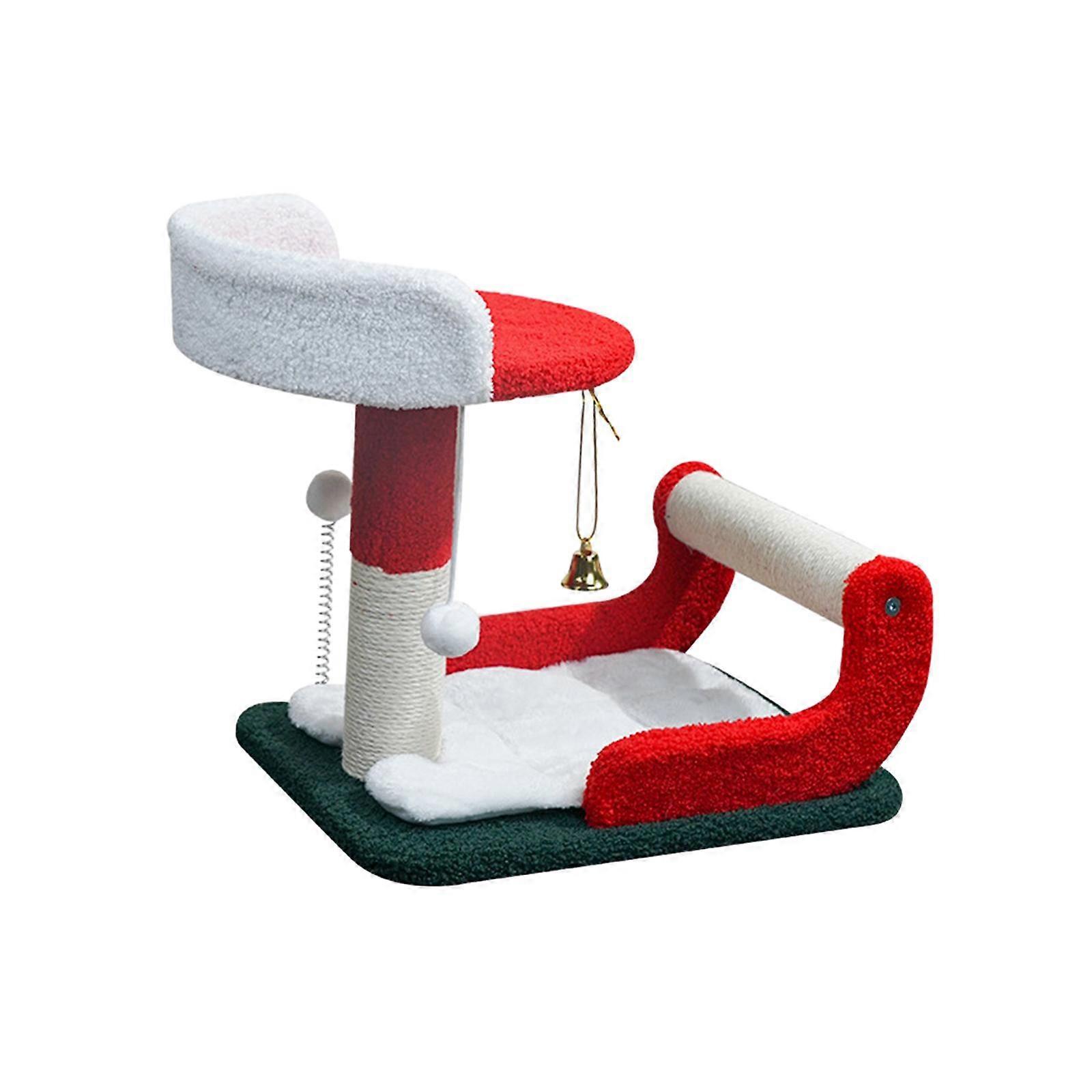 Cat Scratcher Post Sisal Scratching Pad Furniture Protector Interactive Cat Bed