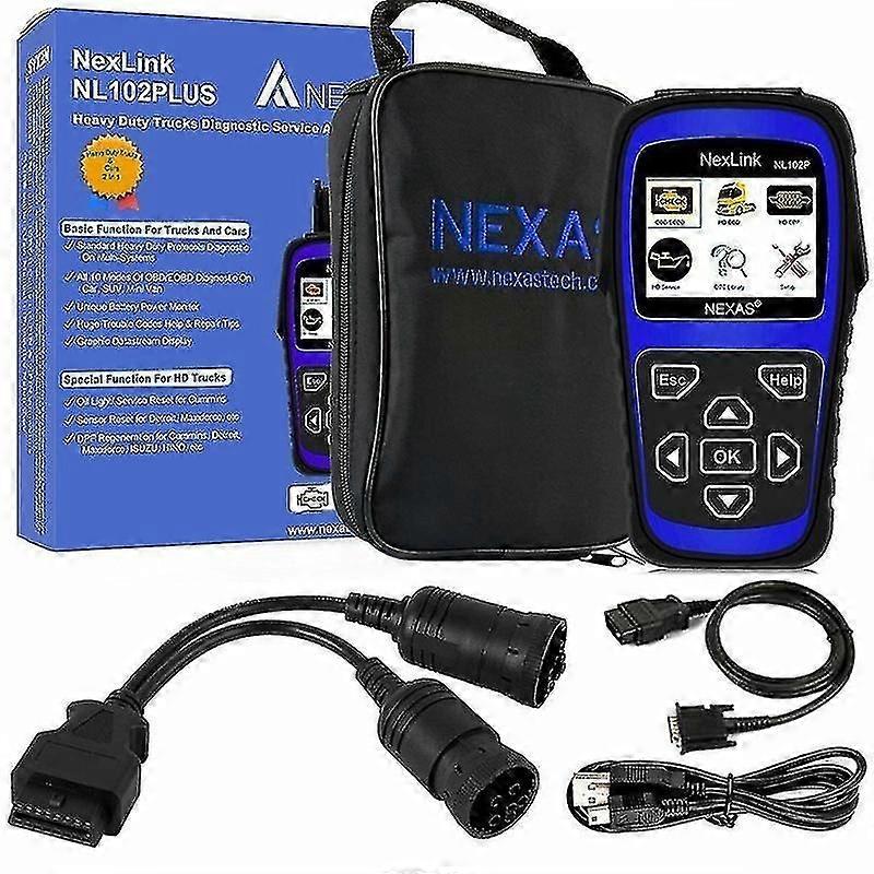 Nl102p Heavy Duty Truck Diagnostic Scanner Car Code Reader Dpf Oilreset