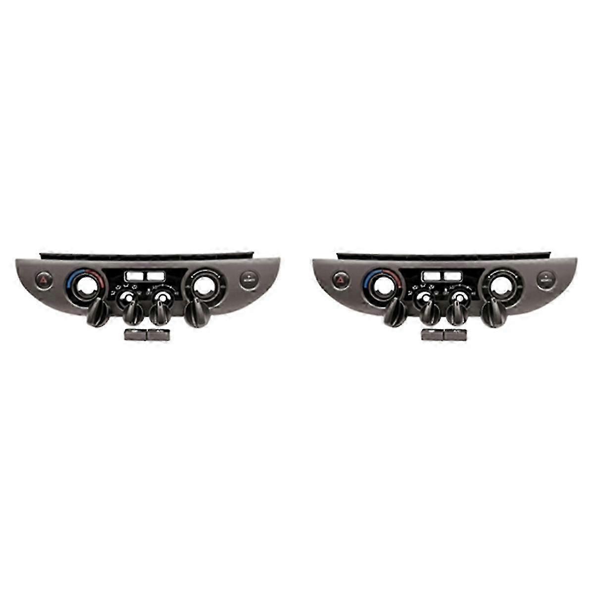 55902-06040 Car Air Conditioning Heater Control Switch Panel for 2002-2006 Air Conditioning Panel Unit,2pcs