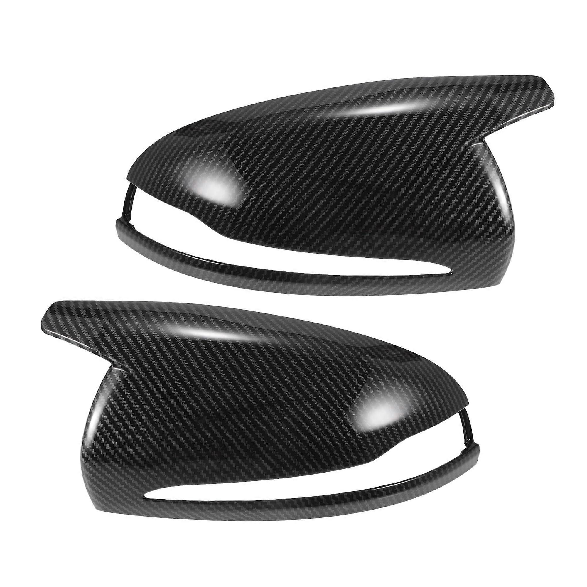 Pair Car Rear View Driver Passenger Side Mirror Cover Cap Replacement for MercedesBenz C E CLASS