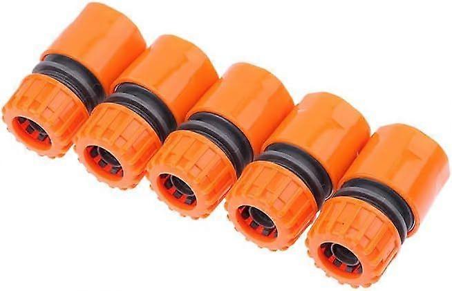 5PCS 1/2" Hose Joint Quick Coupling Connector Plastic Garden Hose Quick Connect