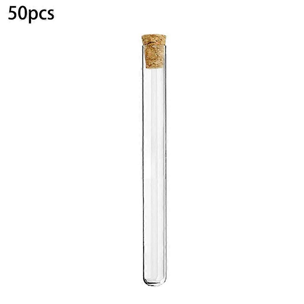 50Pcs 10ML Plastic Centrifuge Tubes Set Laboratory Test Tubes with Protective Cap for Lab School