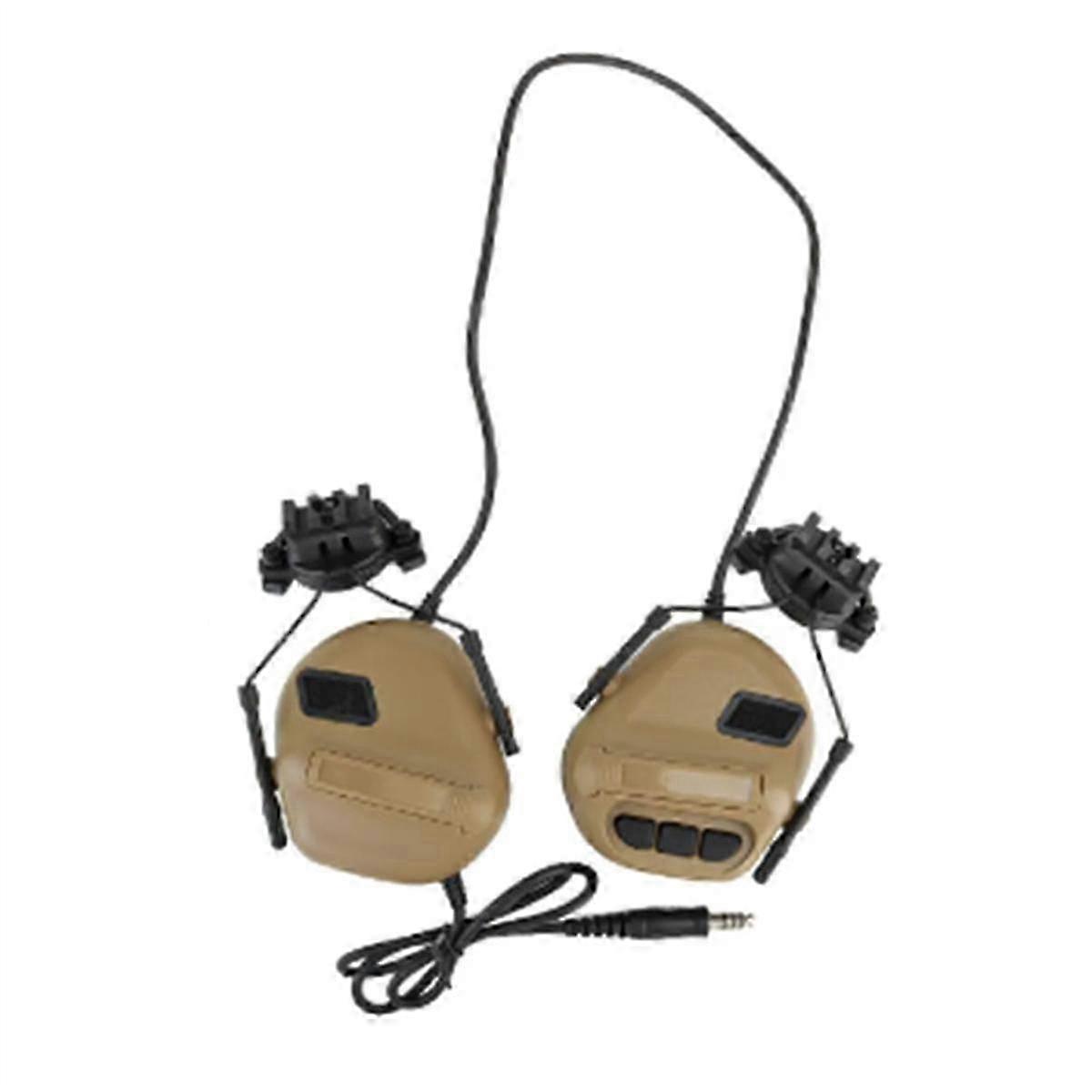 Noise-Cancelling Helmet Headset for Radio Communication PTT Adapter, Mobile Earphone with Secure Fit (L)