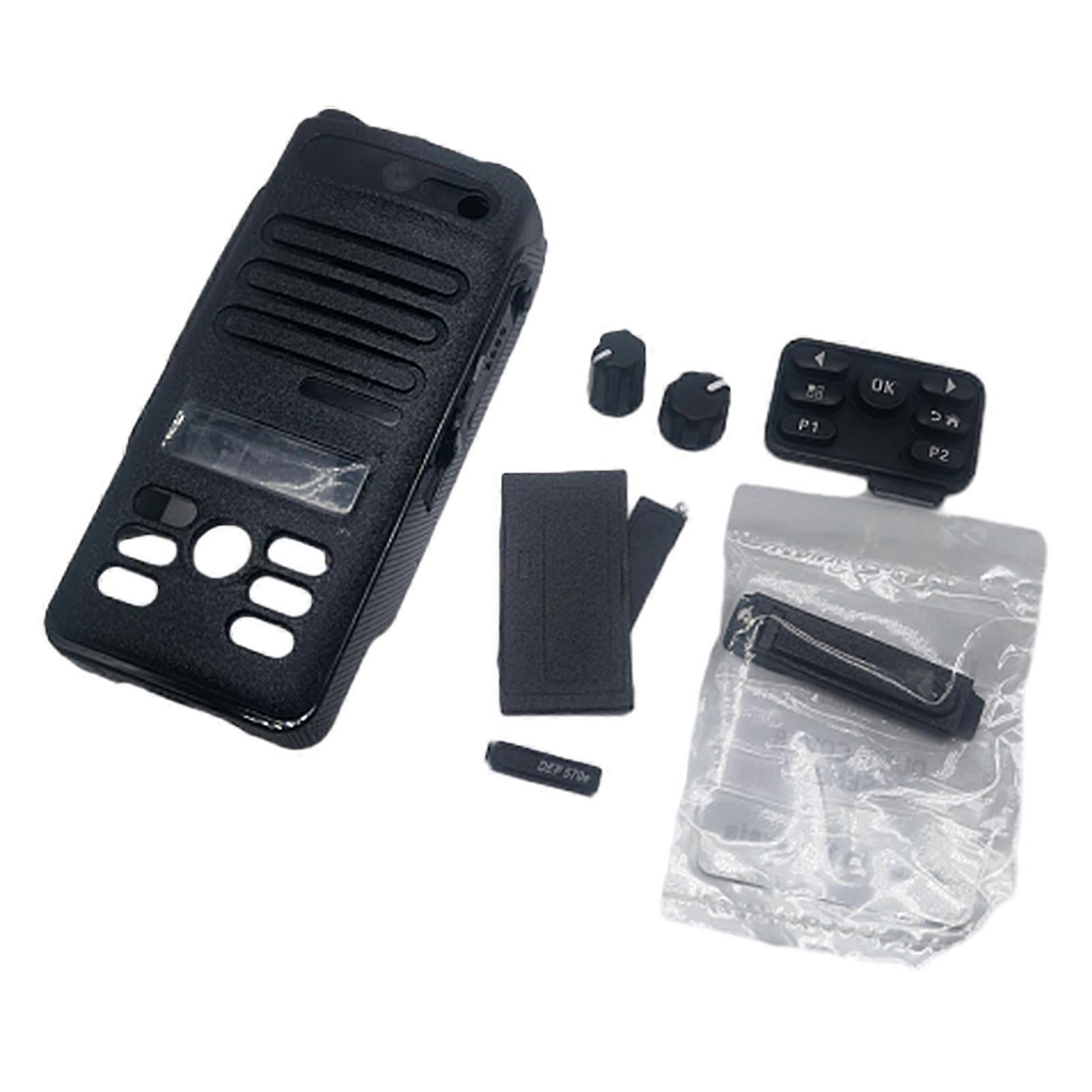 WalkieTalkie Housing Case, Front Cover Shell for DEP570e XiR P6620i DP2600e Radio WalkieTalkie Case Replacement Set