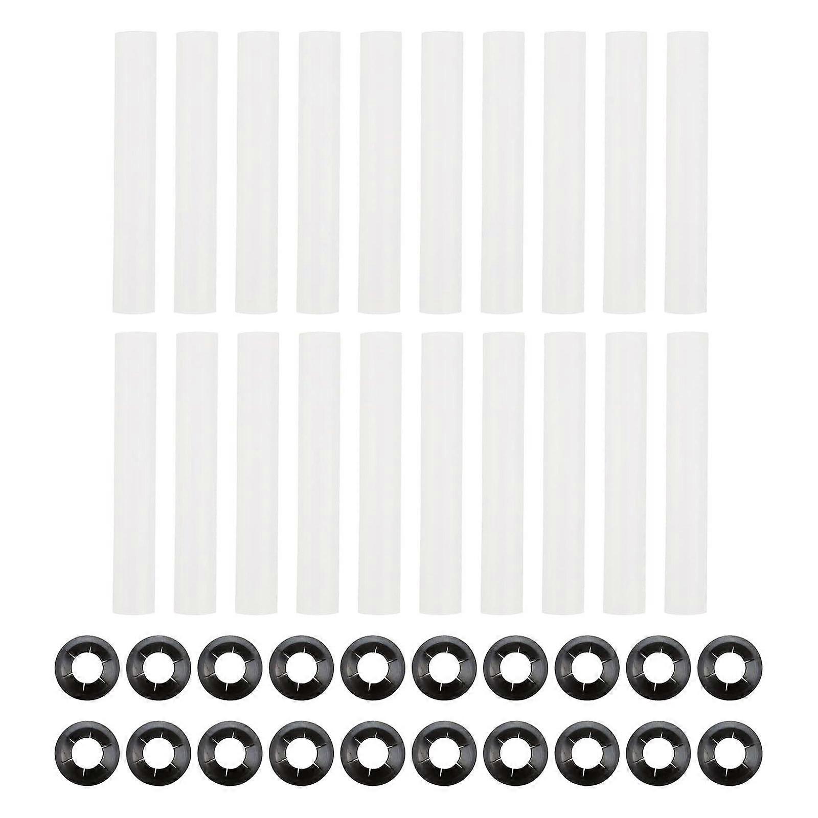 20 set Precisions Garage Door Rollers Easy Installation ABS Door Hinge Rollers Upgrades for Smooth & Quiet Performances Multicolor