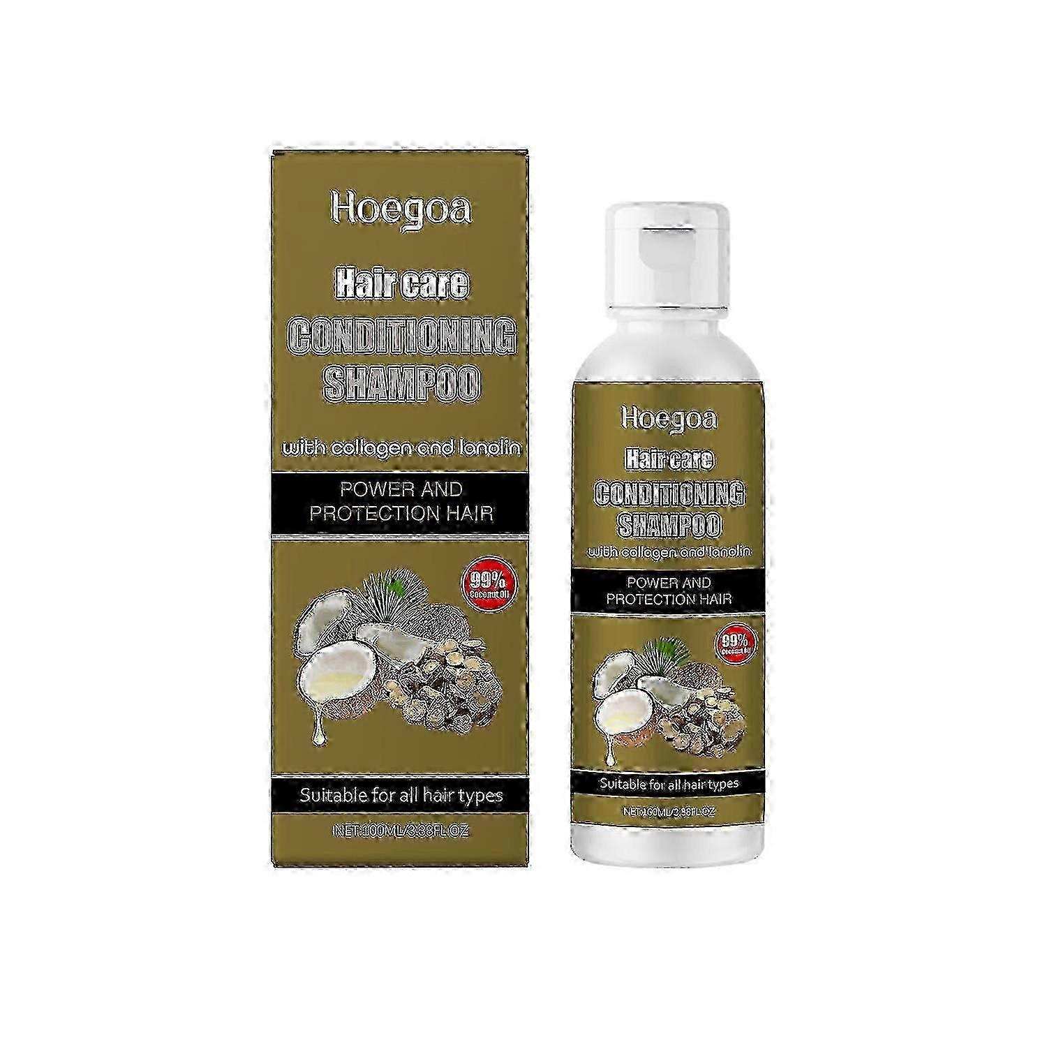 Hoegoa Herbal Shampoo Gentle cleansing keeps the scalp fresh and moisturizing shiny and smooth shamp