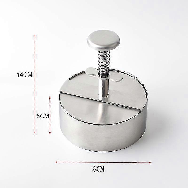 Dww-Presse Burger, 304 Acier Inoxydable Presse Hamburger, Ajustable Presse Viande pour Burger, Facile Utiliser, Antiadhsive Presse Hamburger pour