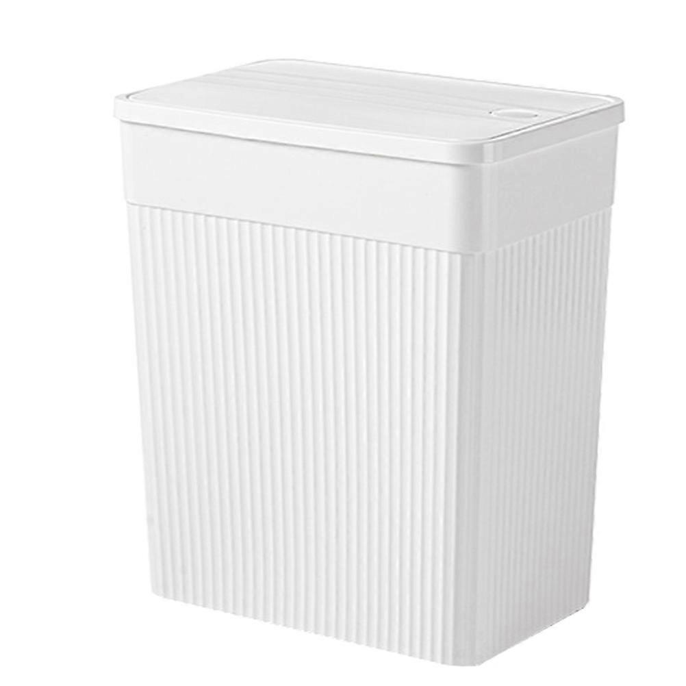 Garbage Can for Bedroom, Decorative yet Practical Wastebasket with Ergonomic Design