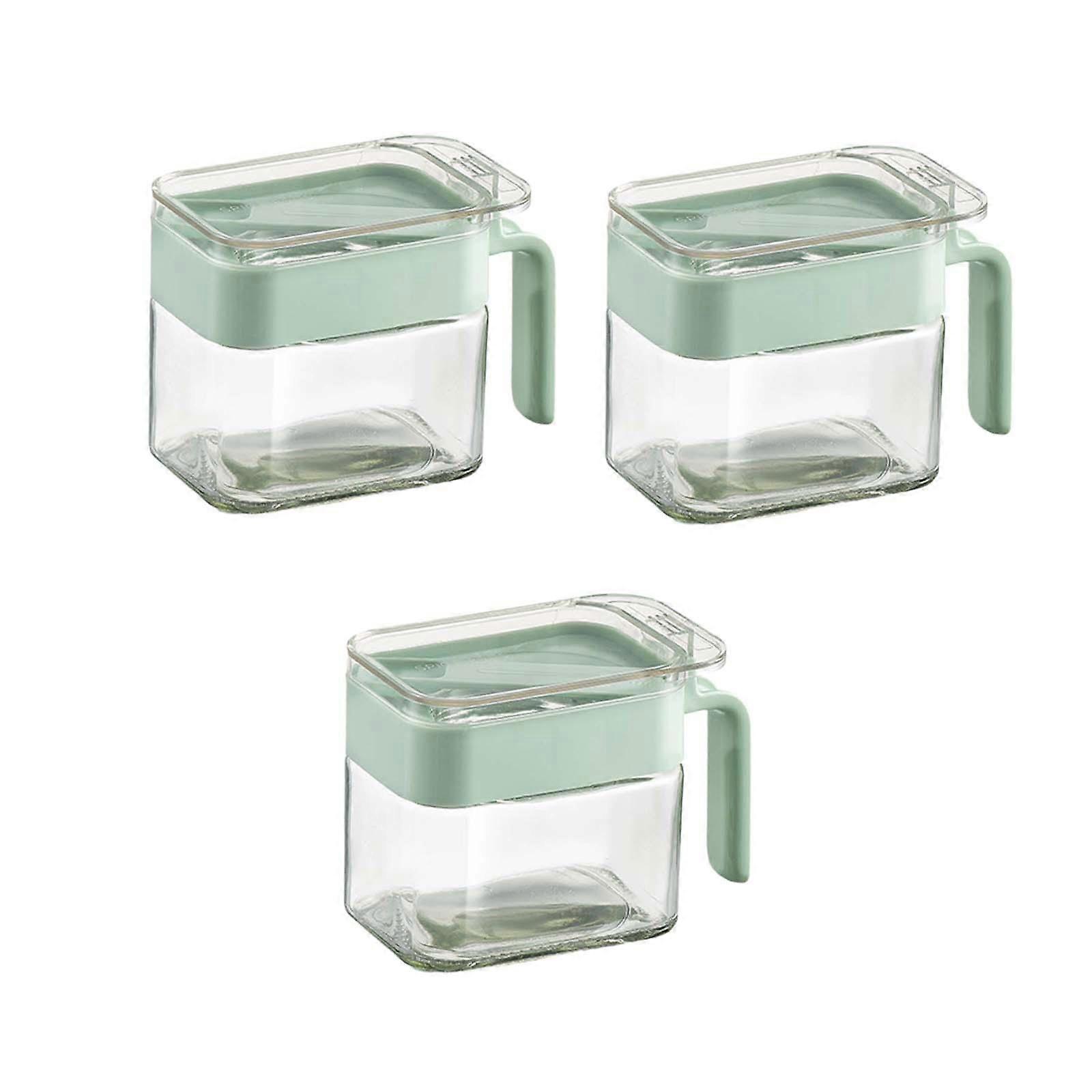 3 Pieces Spice Storage Box Seasoning Box Wide Application Waterproof Base