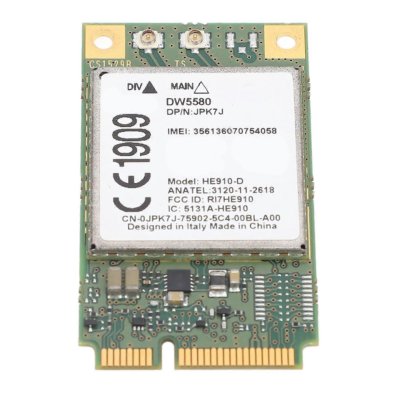 DW5580 HE910 D Module Mini PCIe UMTS HSPA 3G Network Card Module for PDAs MRMs Logistics POS Terminals 