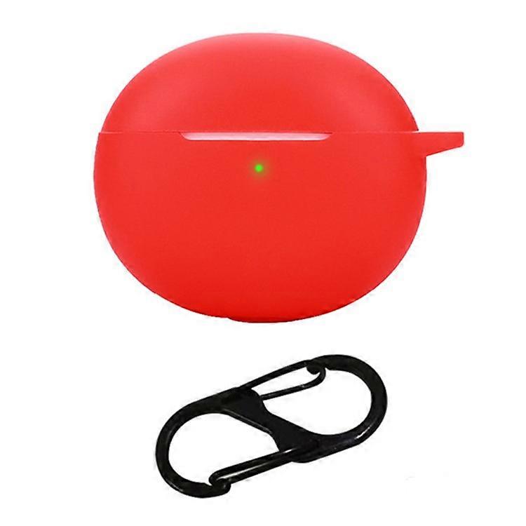 Compatible For Oppo Enco R3 Silicone Case Anti-Scratch Wireless Headset Cover with Hanging Buckle