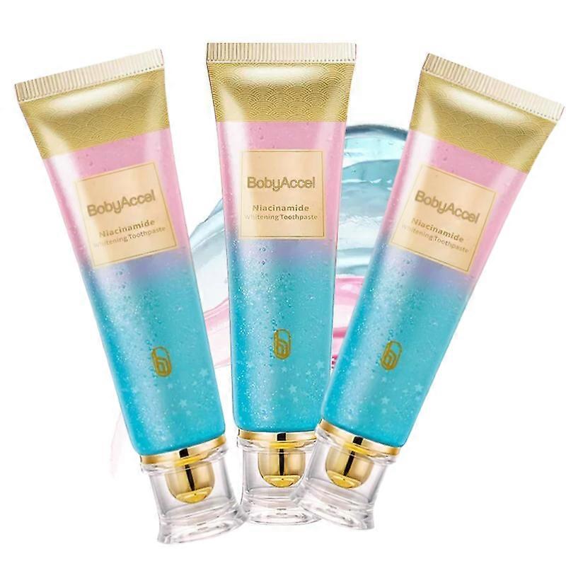 1-3PCS BodyAccel Niacinamide Whitening Toothpaste BodyAccel Toothpaste Niacinamide NEW