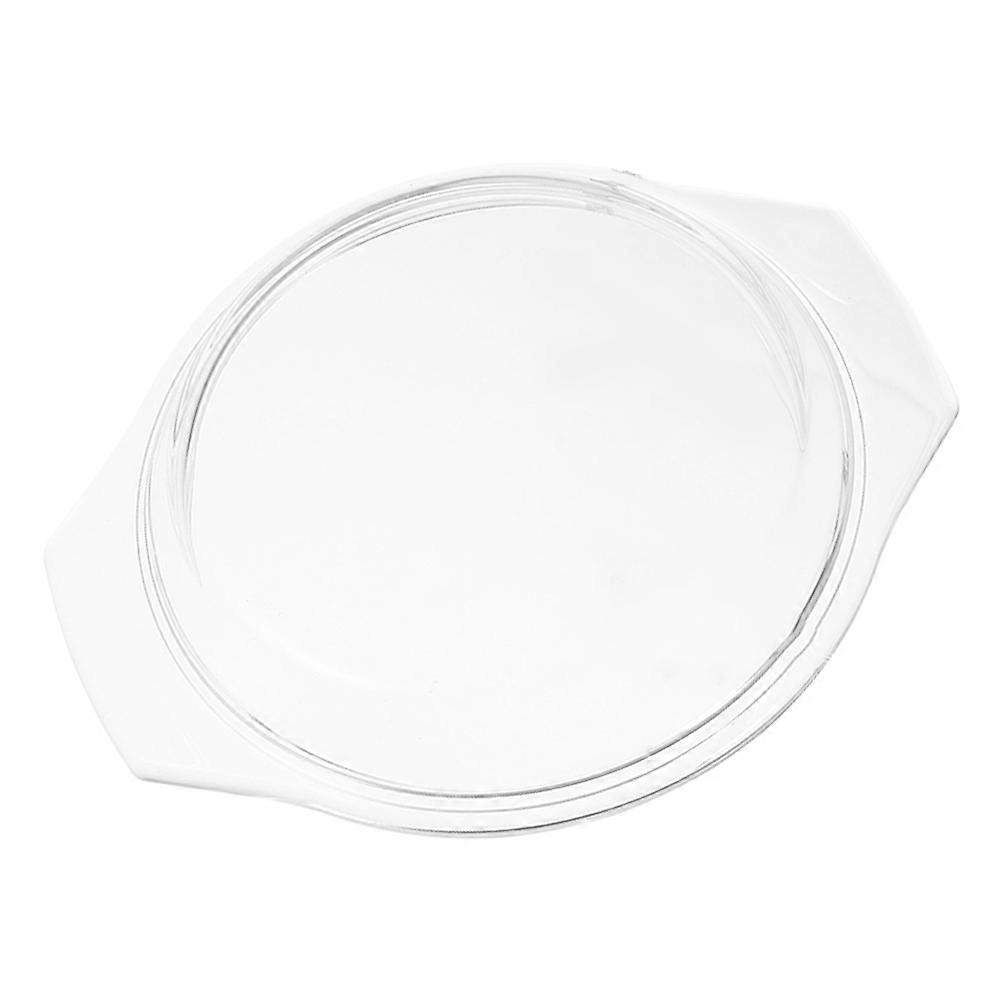 Heat Resistant Glass Microwave Splatter Cover, Reusable Food Protector with Grip, Oil and Grease Guard, Safe and Easy to Clean Bowl Lid