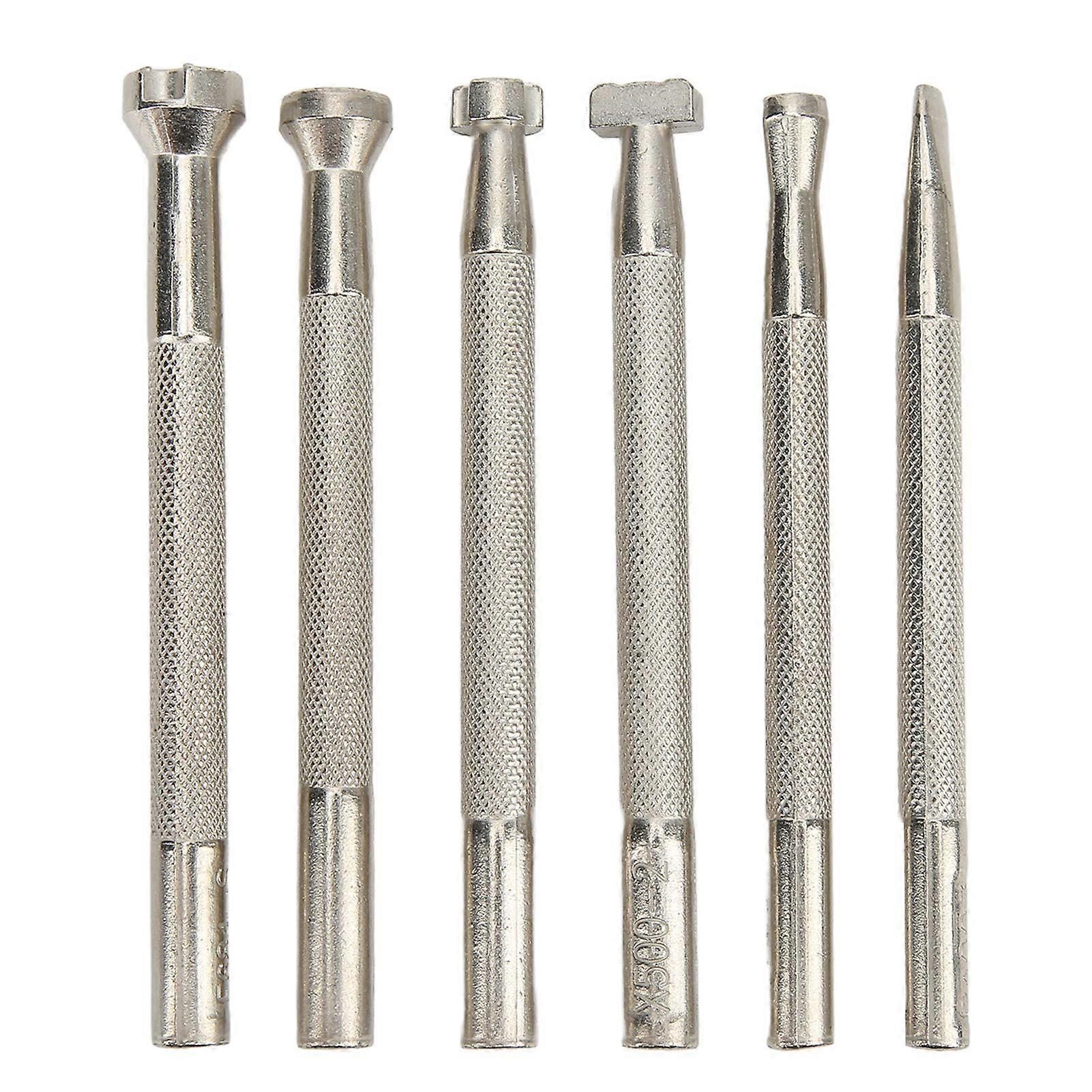 2025 Latest Model  6 Pcs Leather Stamping Tools Stainless Steel Rust Resistant