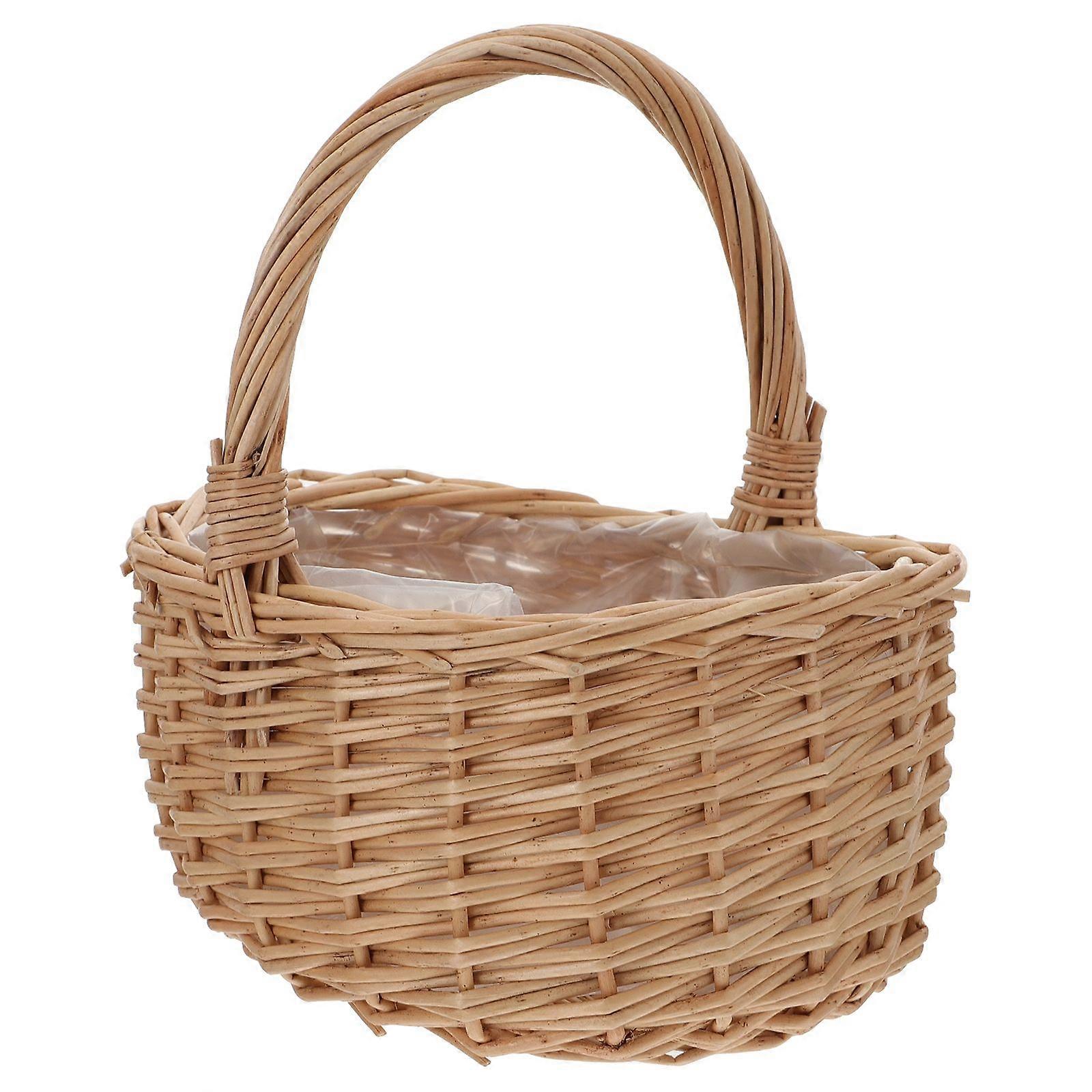 Natural Woven Basket, Suitable for Decoration and present Giving, Enhanced