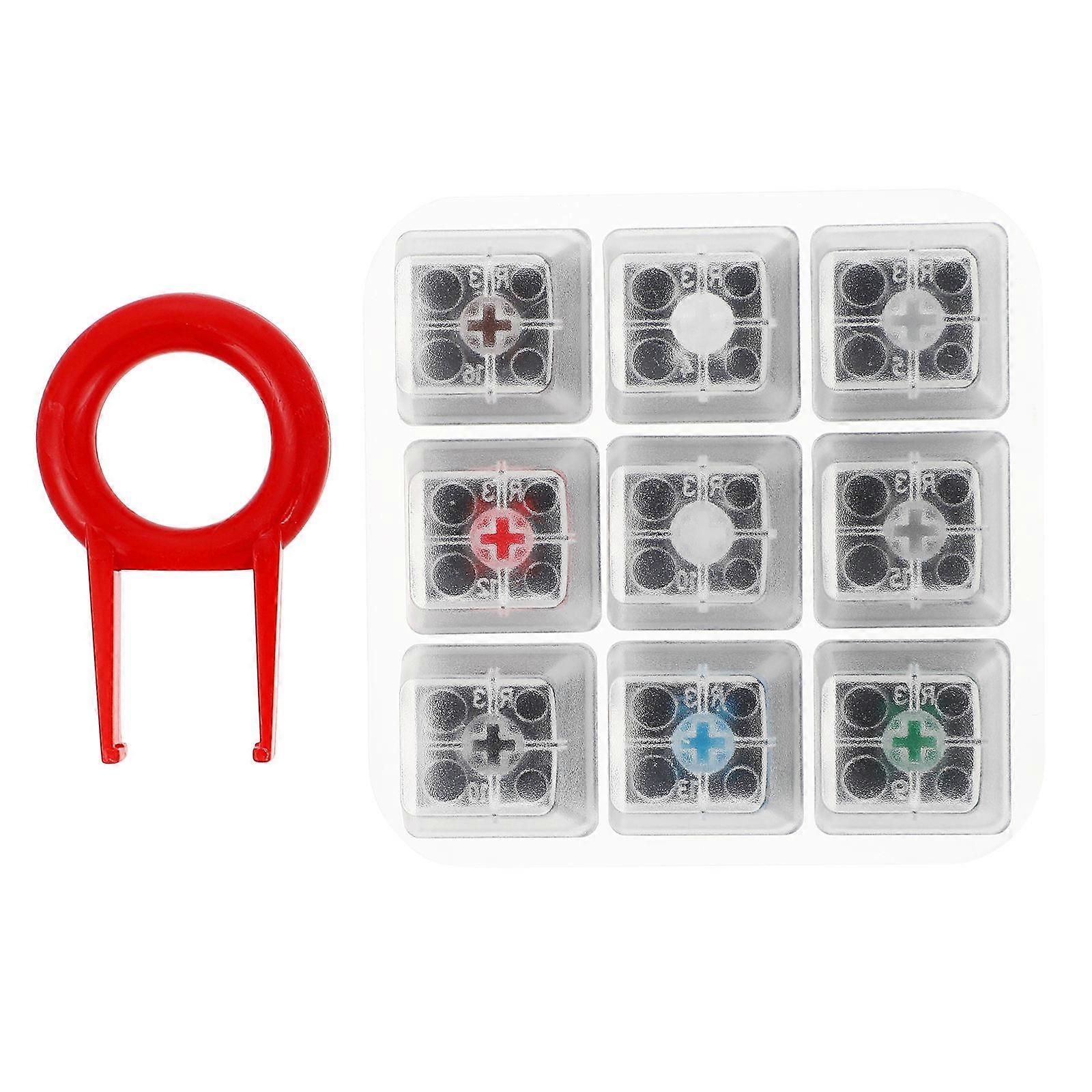 Mechanical Keyboard Switch Tester with Acrylic and ABS for Accurate Key Feeling Assorted Color