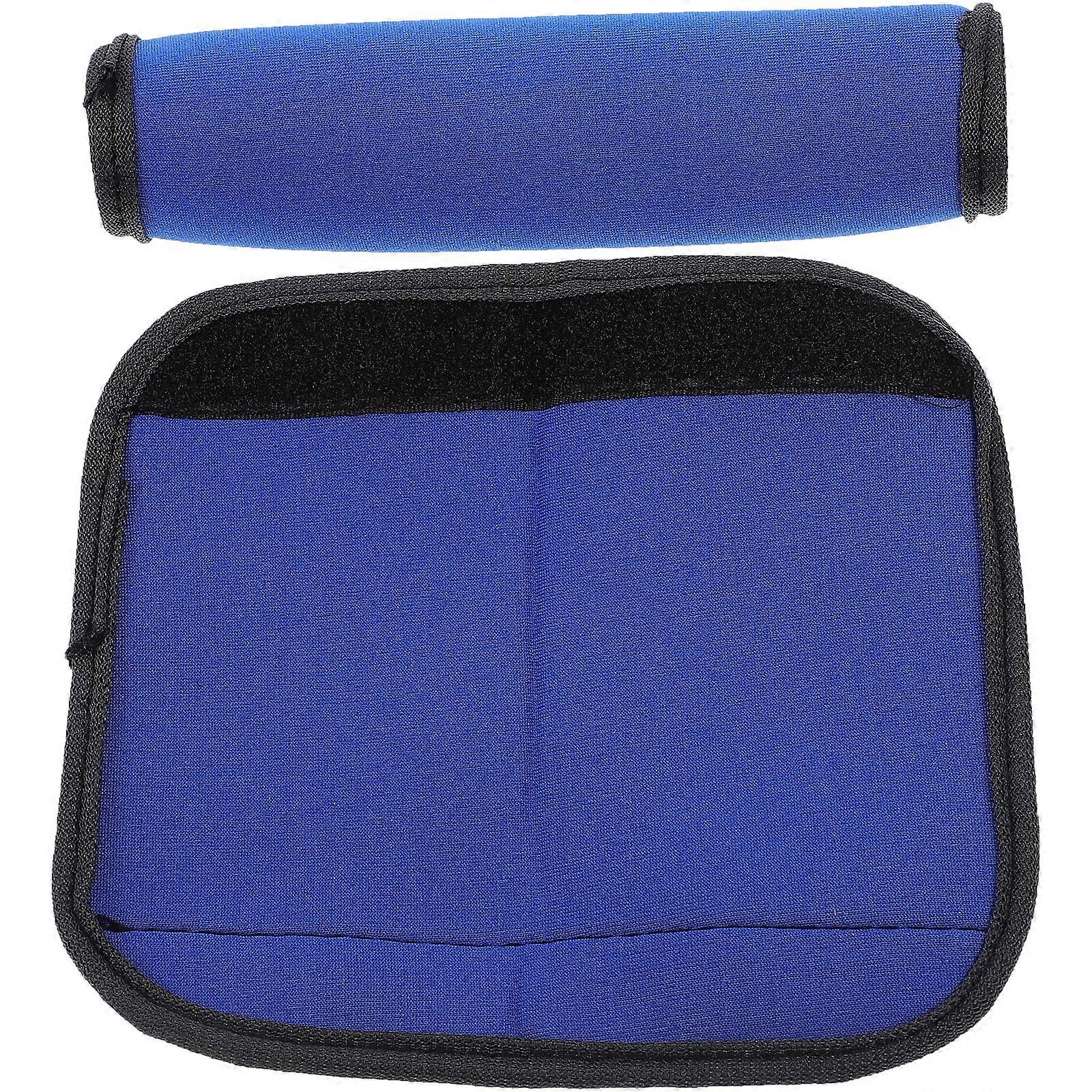 2 Stück Langhantelmatte Polyester Horizontale Stangenabdeckung Anti-Rutsch-Langhantelschutz Tragbare Abdeckung
