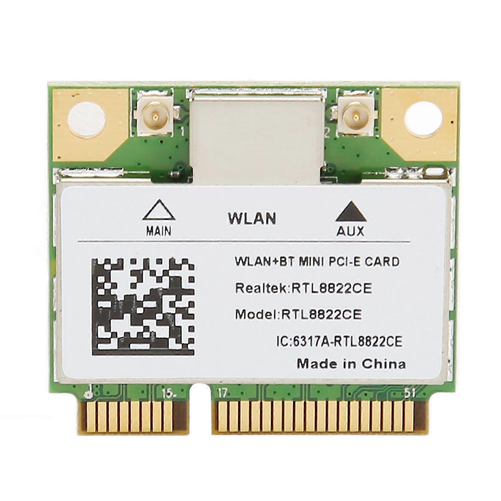 RTL8822CE Gigabit 2,4 GHz 5 GHz Dual Band Bluetooth 5.1 Mini PCIe WiFi draadloze netwerkkaart