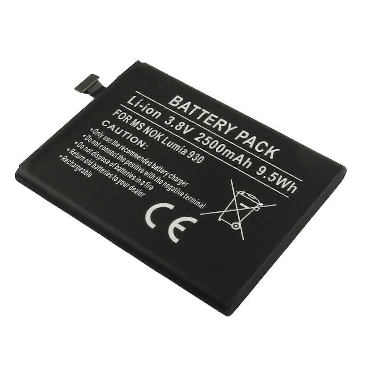 Replacement Battery for Lumia 930 929 RM927 BV-5QW 3.8V 2500mAh Li-ion