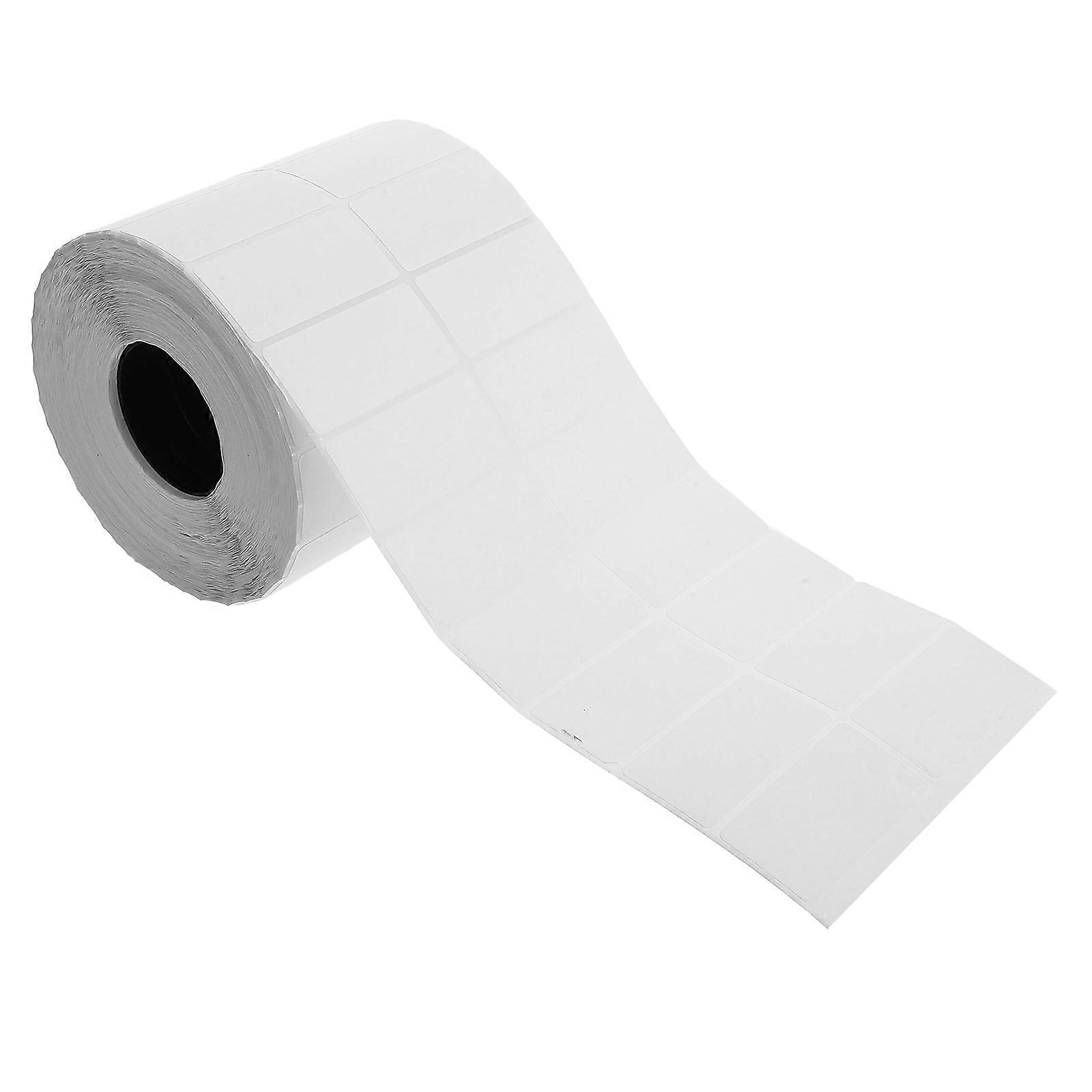 Blank Marking Labels Roll for Food Containers, Jars & Storage Bins Easy Adhesive Stickers for Pantry Organization